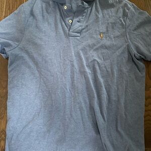 Men’s Polo by Ralph Lauren Blue Cotton Polo Shirt